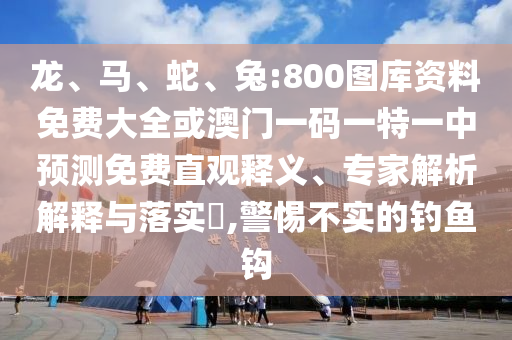龍、馬、蛇、兔:800圖庫資料免費(fèi)大全或澳門一碼一特一中預(yù)測免費(fèi)直觀釋義、專家解析解釋與落實(shí)?,警惕不實(shí)的釣魚鉤