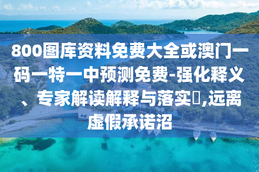 800圖庫資料免費大全或澳門一碼一特一中預測免費-強化釋義、專家解讀解釋與落實?,遠離虛假承諾沼